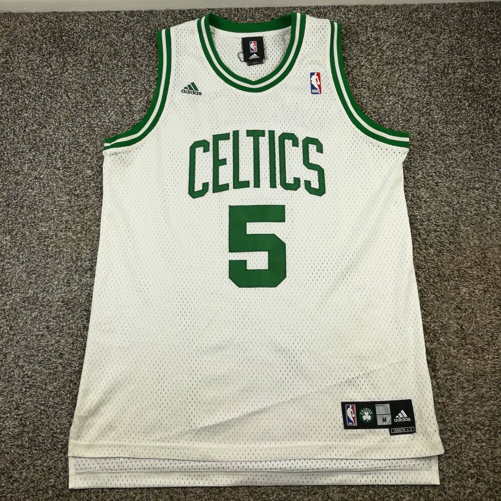 Kevin Garnett Boston Celtics Jersey Adidas Swingman White Mens Medium